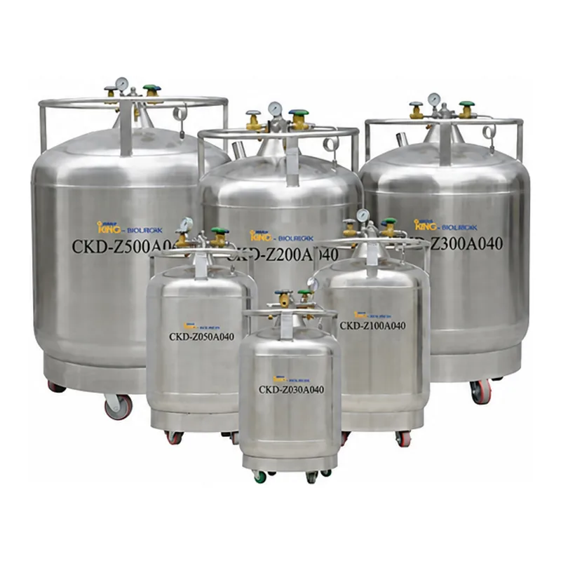 CryoKING Liquid Nitrogen Tank, Filling Series