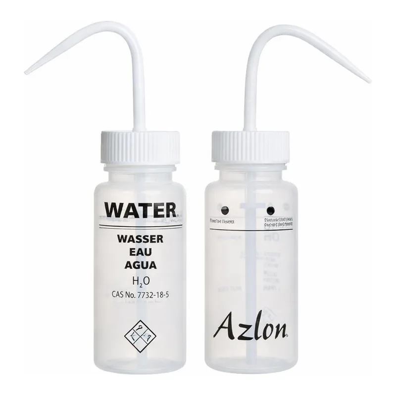 Merck Azlon Multi-Lingual Unvented Wash Bottles