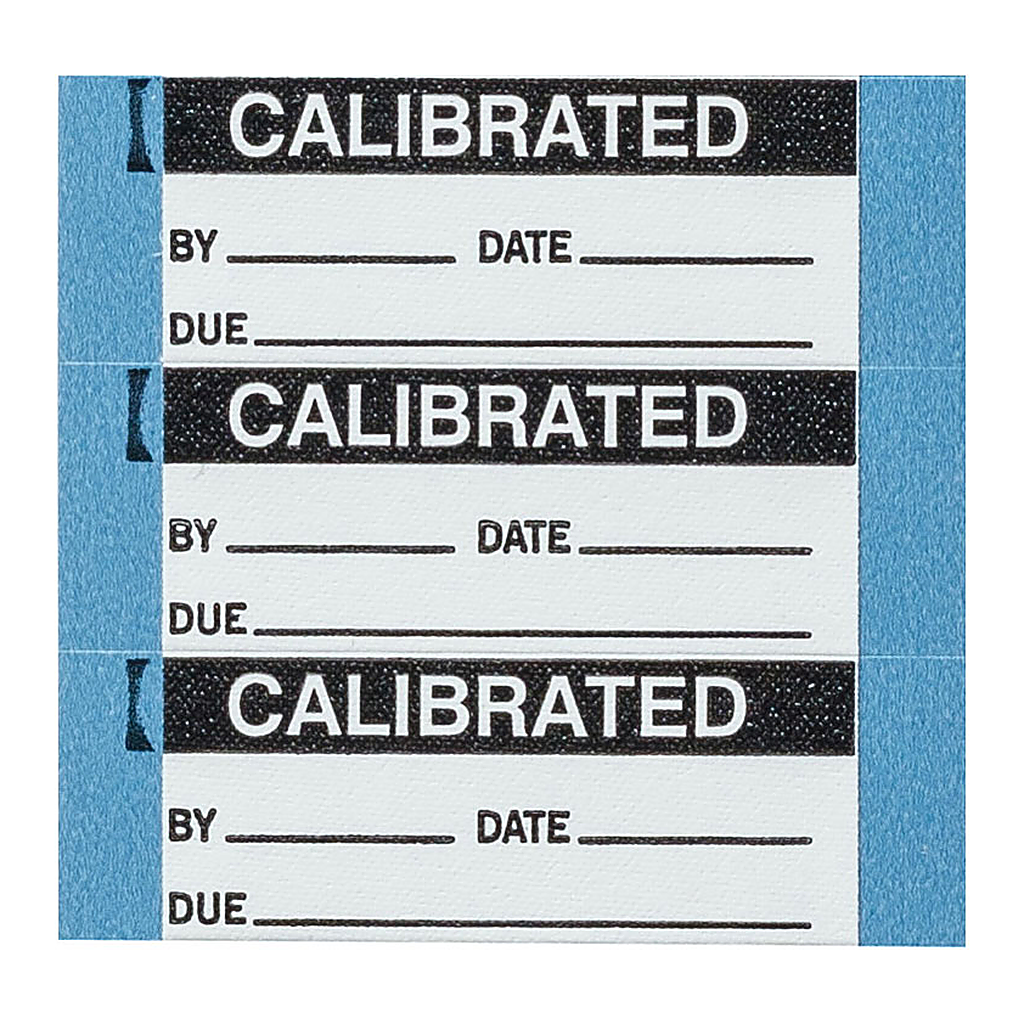 Brady Calibrated Write-On Labels - Vinyl Cloth, Pack of 25 Cards