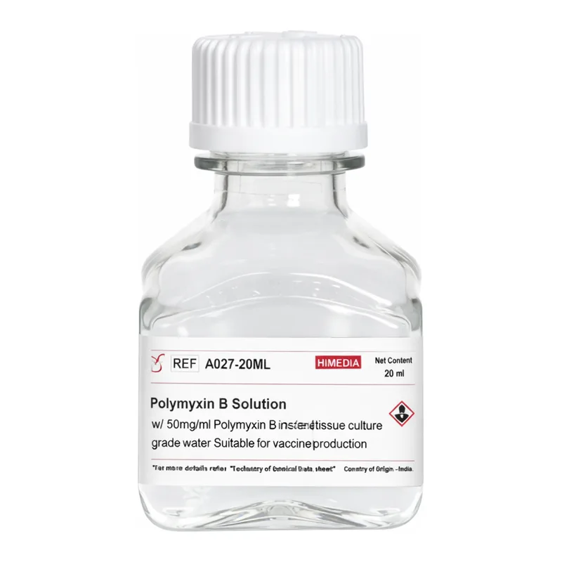 Himedia Polymyxin B Solution w/ 50mg/ml Polymyxin B in sterile tissue culture grade water Suitable for vaccine production