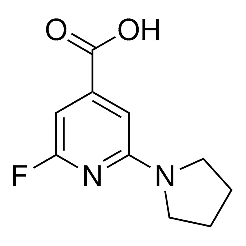 Merck 2-Fluoro-6-(pyrrolidin-1-yl)isonicotinic acid