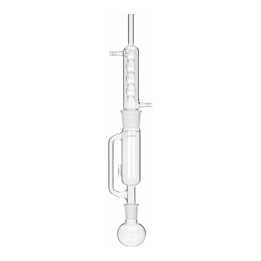 Merck Pyrex(R) extraction apparatus with Allihn condenser, jointed