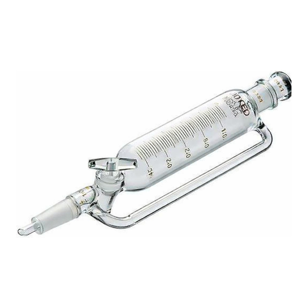 AS ONE Balanced Type Separatory Funnel(Glass Cock with Scale), 평형형 분액깔때기(유리 콕·눈금 부속)