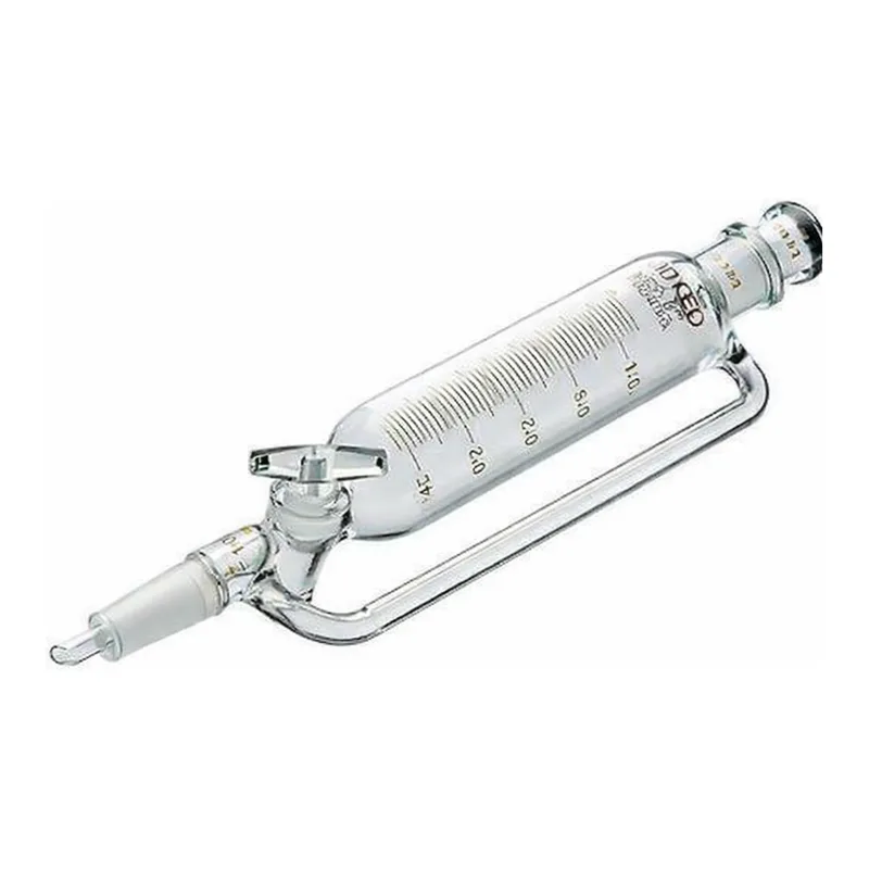 AS ONE Balanced Type Separatory Funnel(Glass Cock with Scale), 평형형 분액깔때기(유리 콕·눈금 부속)