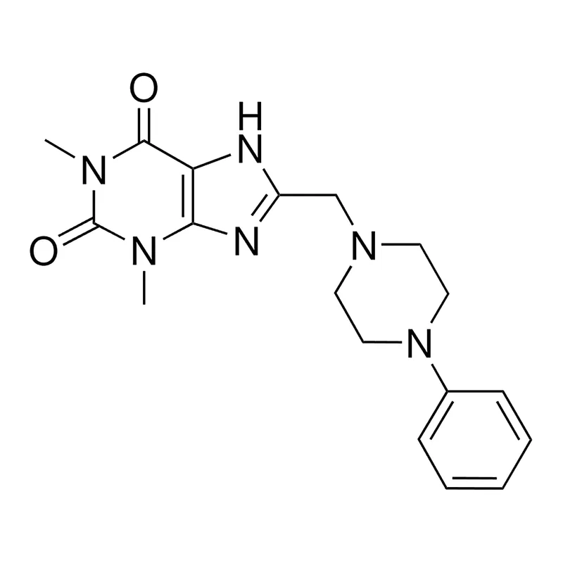 Merck 1,3-DIMETHYL-8-((4-PHENYL-1-PIPE-