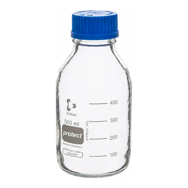 DURAN protect bottle GL45, 500ml, clear
