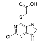 Merck 2-((2-Chloro-9H-purin-6-yl)thio)acetic acid