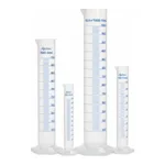 Merck Azlon Hexagonal Base Polypropylene Cylinders with Printed Graduations