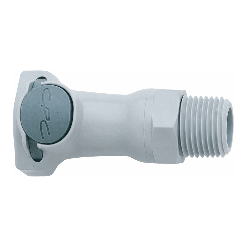 Thermo Fisher Scientific Colder High-Flow Quick-Disconnect, Valved PP Body, 3/4?NPT(M)
