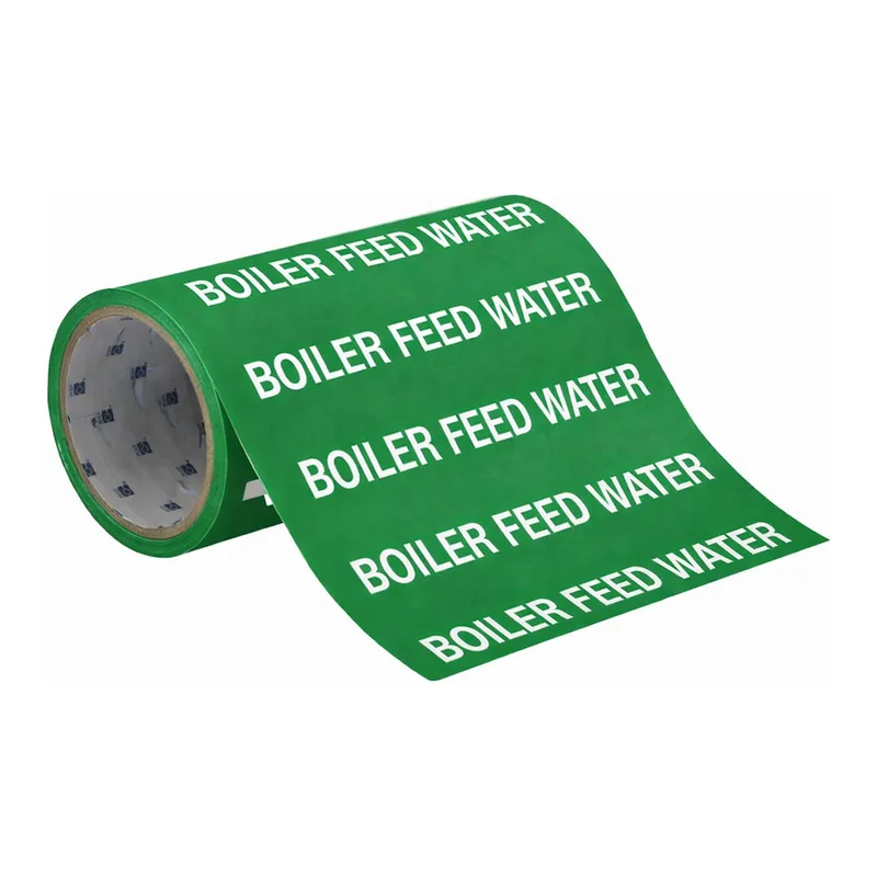 Brady BOILER FEED WATER Roll Form Pipe Marker