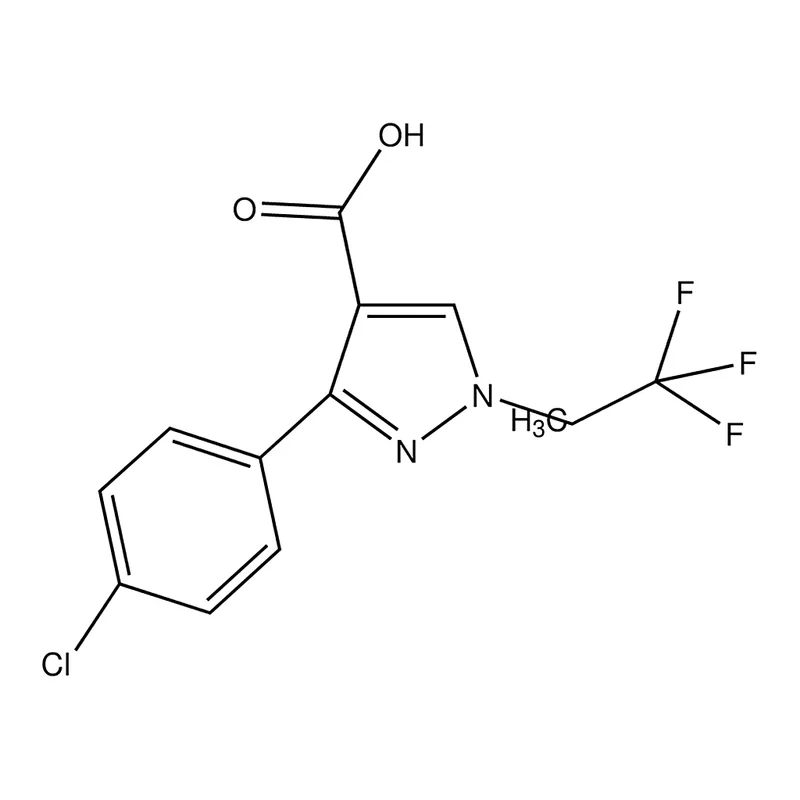 Merck 3-(4-Chlorophenyl)-1-(2,2,2-trifluoroethyl)-1H-pyrazole-4-carboxylic acid