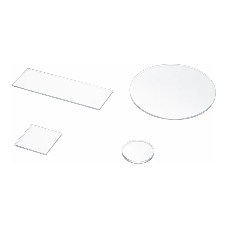 AS ONE Synthetic Quartz Polishing Plate (Circular Plate)(Φ10 ~ Φ50mm), 원형 합성석영 연마판 (Φ10 ~ Φ50mm)