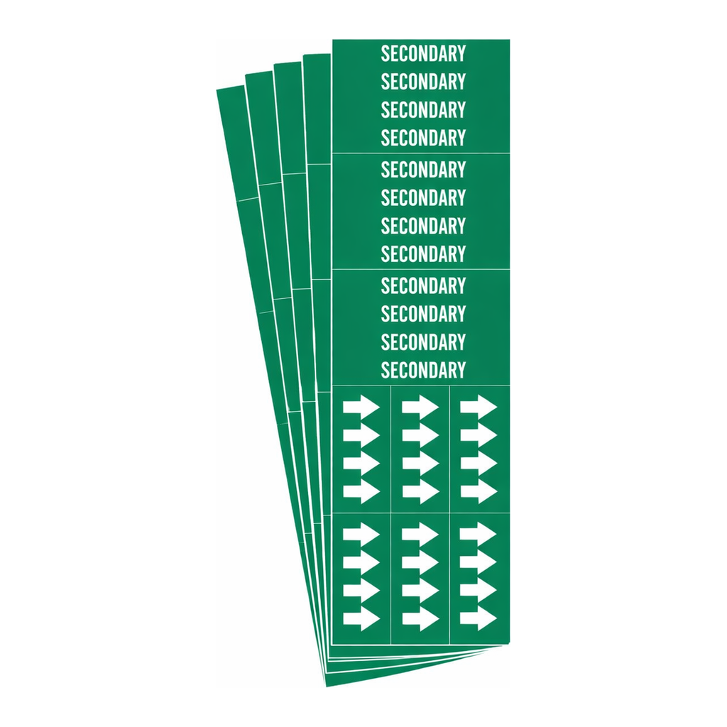Brady SECONDARY Pipe Marker