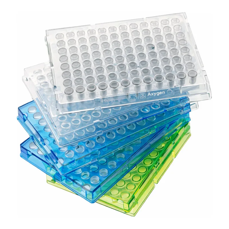 Thermo Fisher Scientific Armadillo PCR Plate, 96-well, green, semi-skirted, clear wells, barcoded
