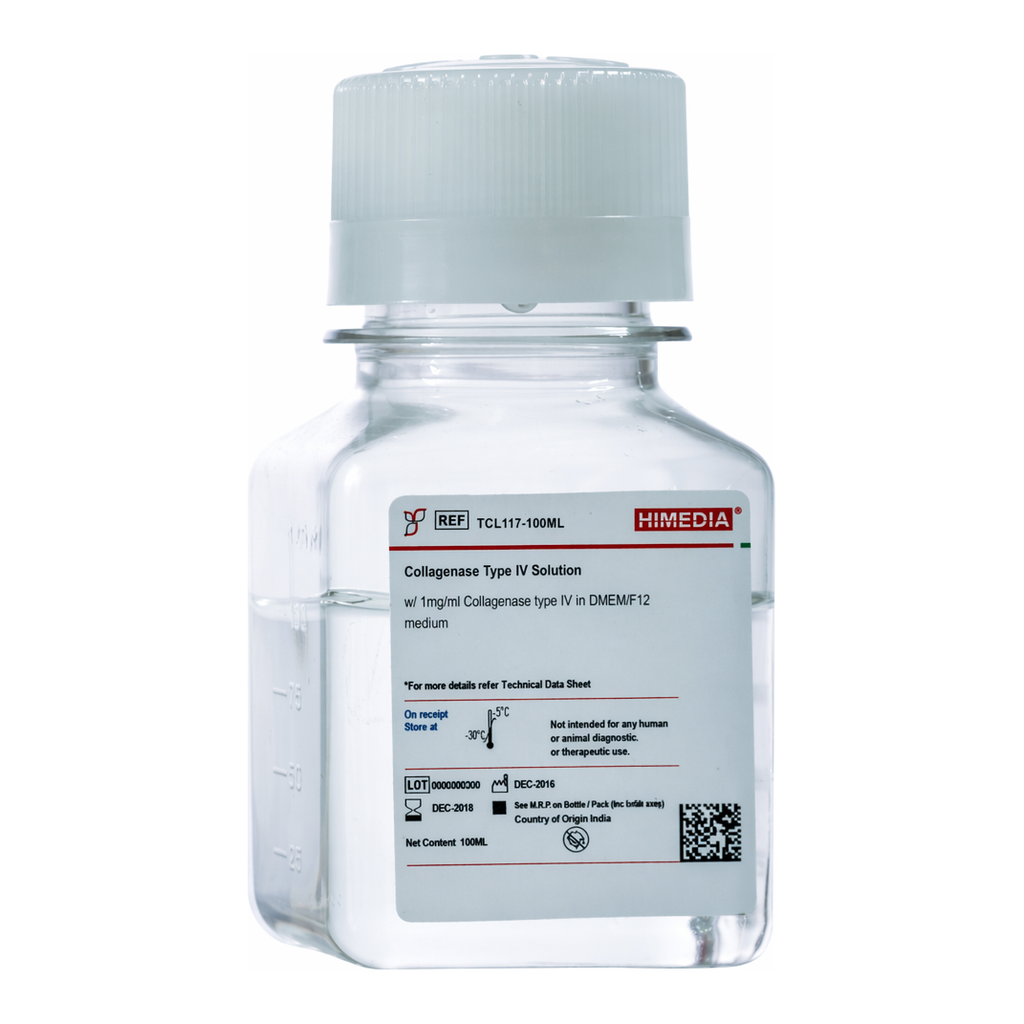 Himedia Collagenase Type IV Solution w/ 1mg/ml Collagenase type IV in DMEM/F12 medium