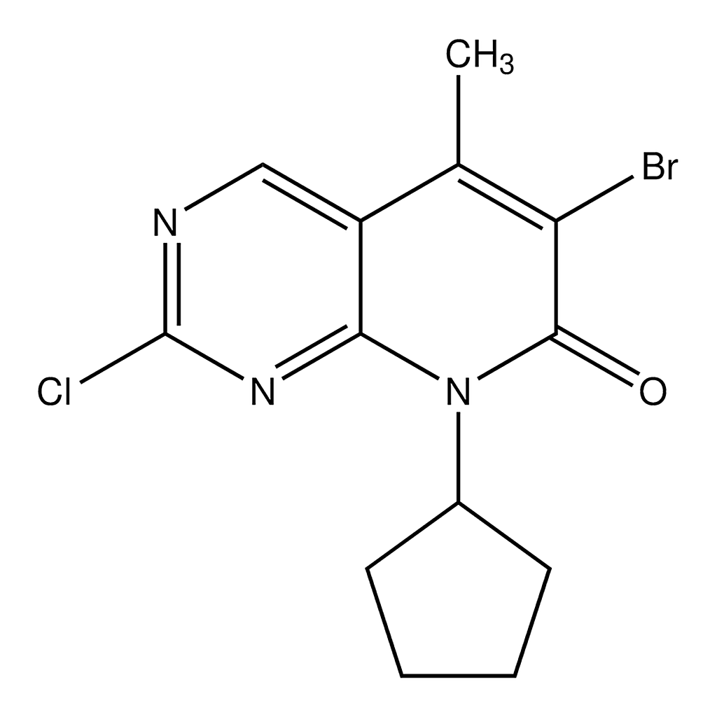 Merck 6-Bromo-2-chloro-8-cyclopentyl-5-methylpyrido[2,3-d]pyrimidin-7(8H)-one