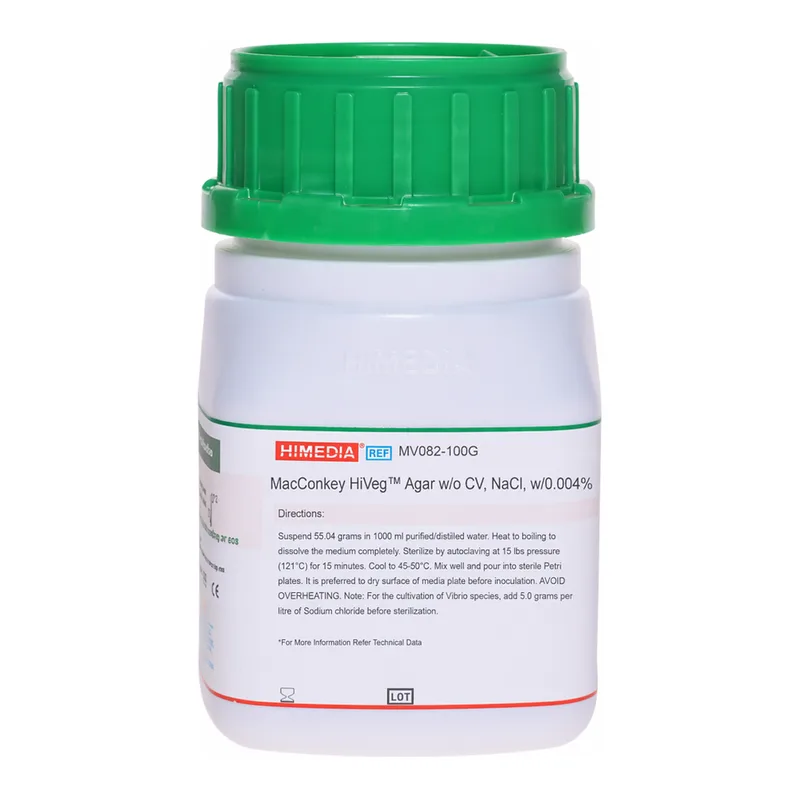 Himedia MacConkey HiVeg Agar w/o CV and NaCl, w/ 0.00 NR and 2.0% Agar