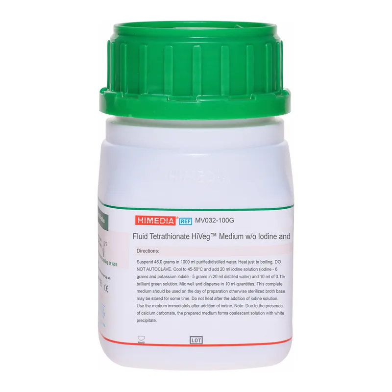 Himedia Fluid Tetrathionate HiVeg Medium w/o Iodine and BG (Tetrathionate HiVeg Broth Base w/o Iodine & BG)