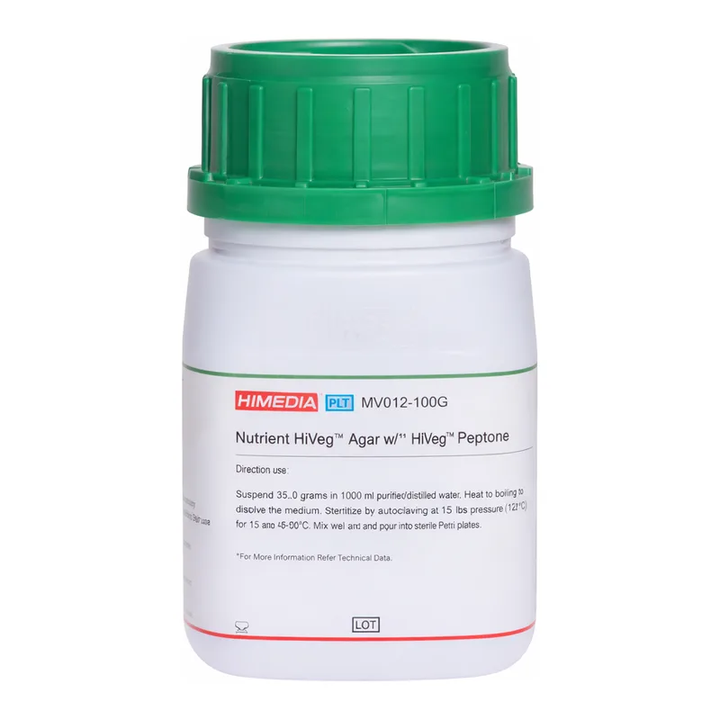 Himedia Nutrient HiVeg Agar w/ 1% HiVeg Peptone