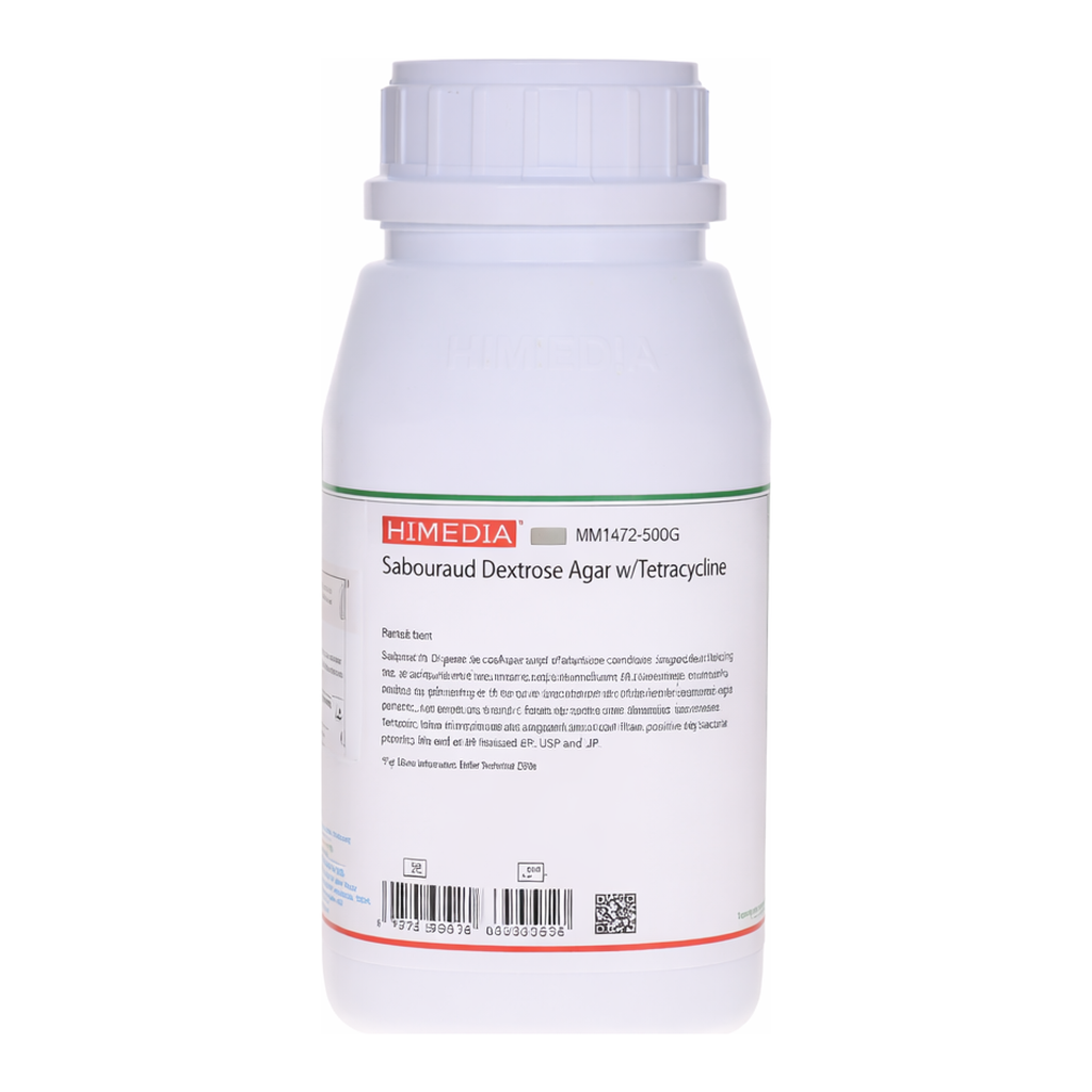 Himedia Sabouraud Dextrose Agar Medium w/ Tetracycline (In a accordance with IP 2010)