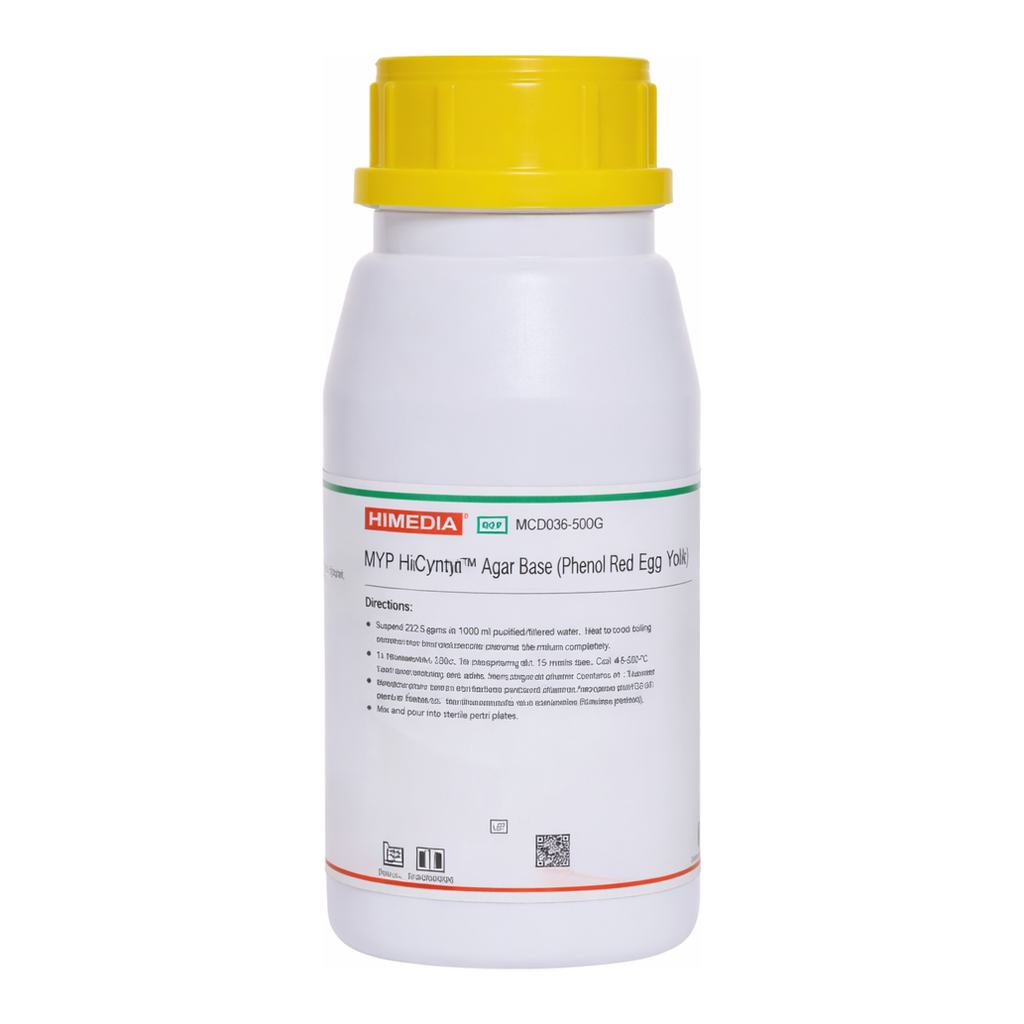 Himedia MYP HiCynth Agar Base (Phenol Red Egg Yolk Polymyxin HiCynth Agar Base)