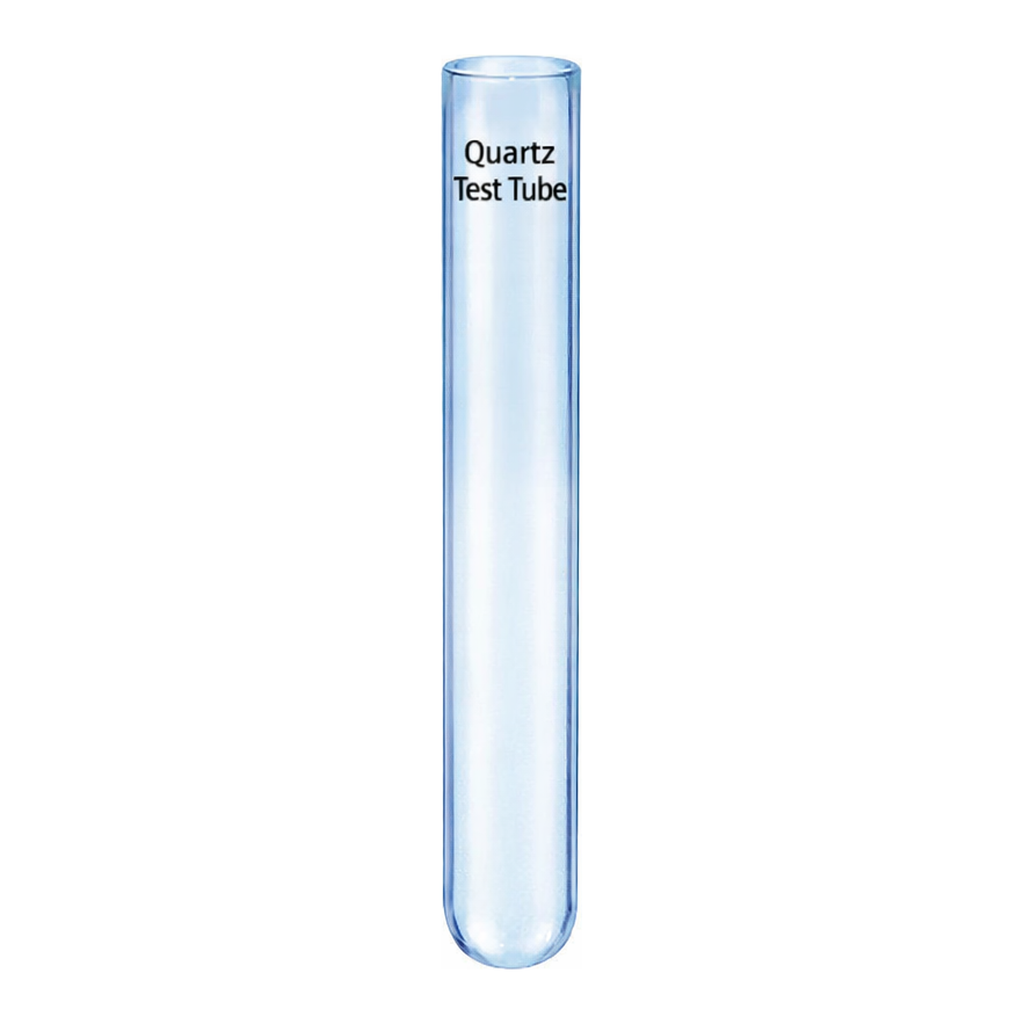 Daihan Science Quartz Test Tube, with 1.5 thickness, Φ 1 0 ×h 75 to Φ 1 8 ×h16 5 mmWithout Grad