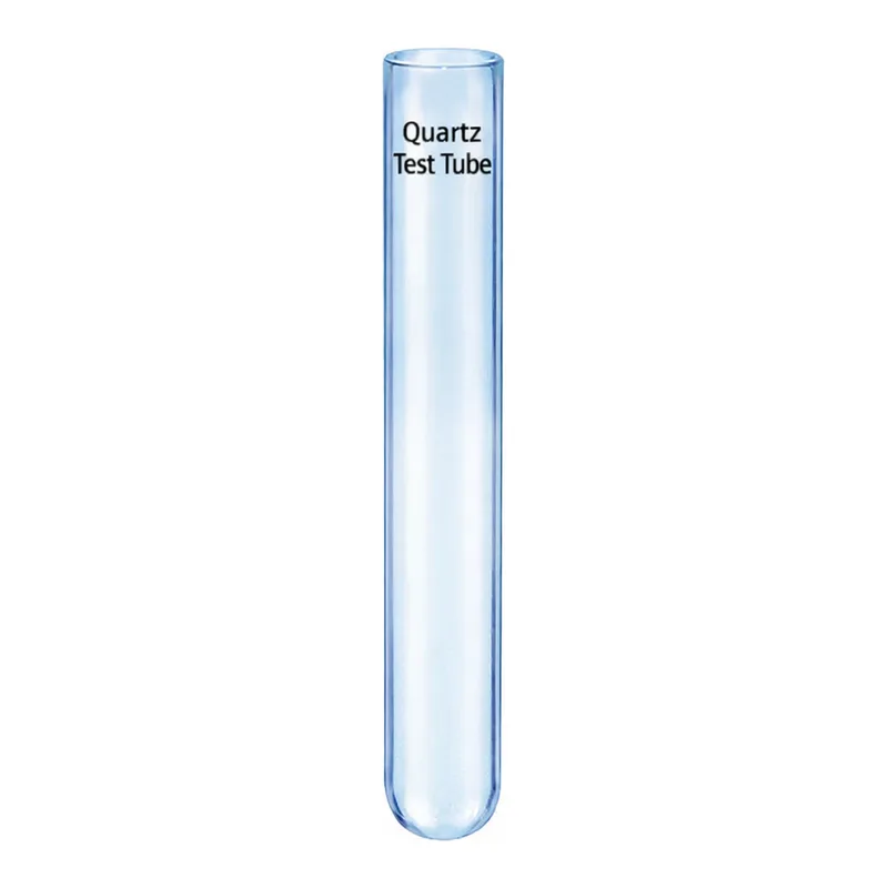 Daihan Science Quartz Test Tube, with 1.5 thickness, Φ 1 0 ×h 75 to Φ 1 8 ×h16 5 mmWithout Grad