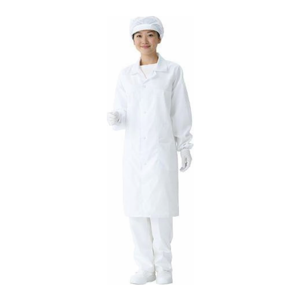 AS ONE Cleanroom Coat AS240 (Unisex) CIC, 방진복 코트 AS240 (남녀겸용)(클린 세탁품)