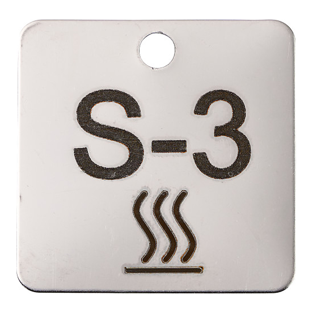 Brady Engraved Stainless Steel Energy Source Tags for Steam