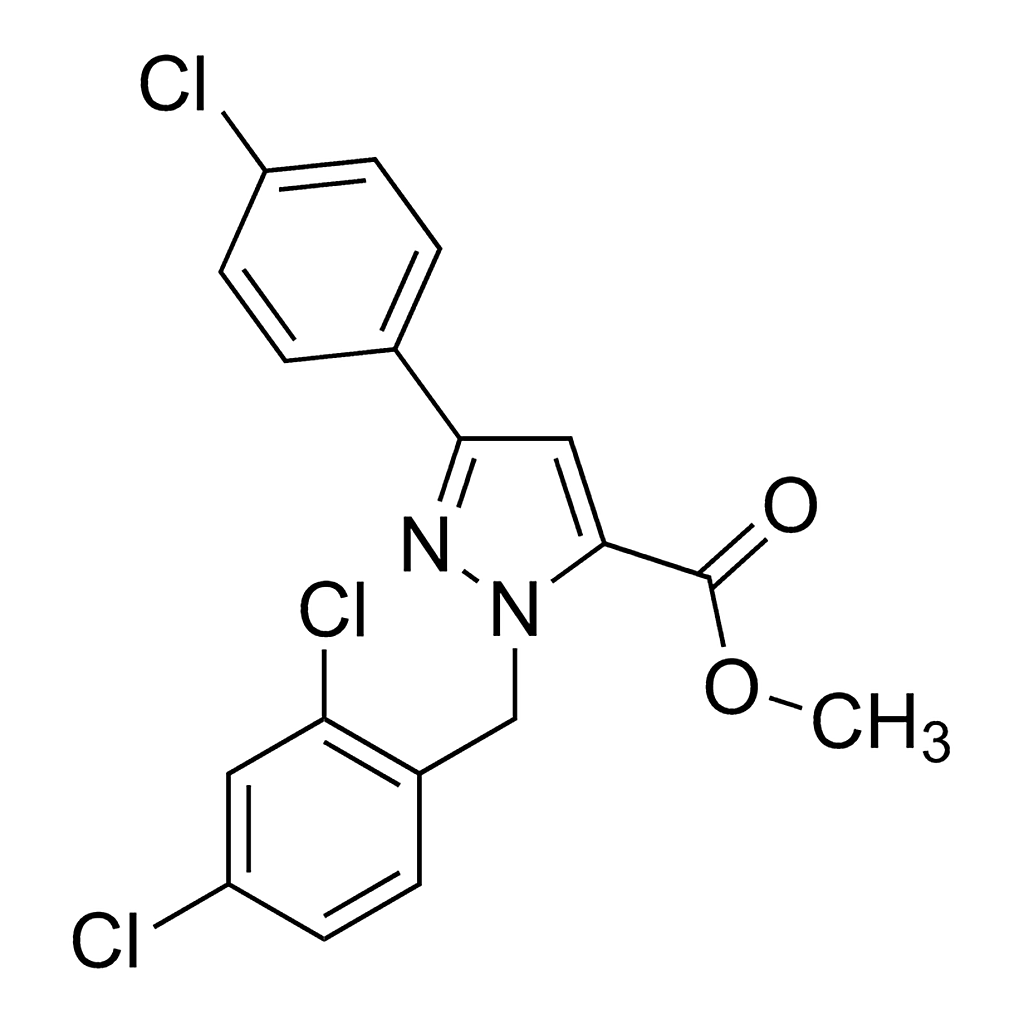 Merck Methyl 1-(2,4-dichlorobenzyl)-3-(4-chlorophenyl)-1H-pyrazole-5-carboxylate