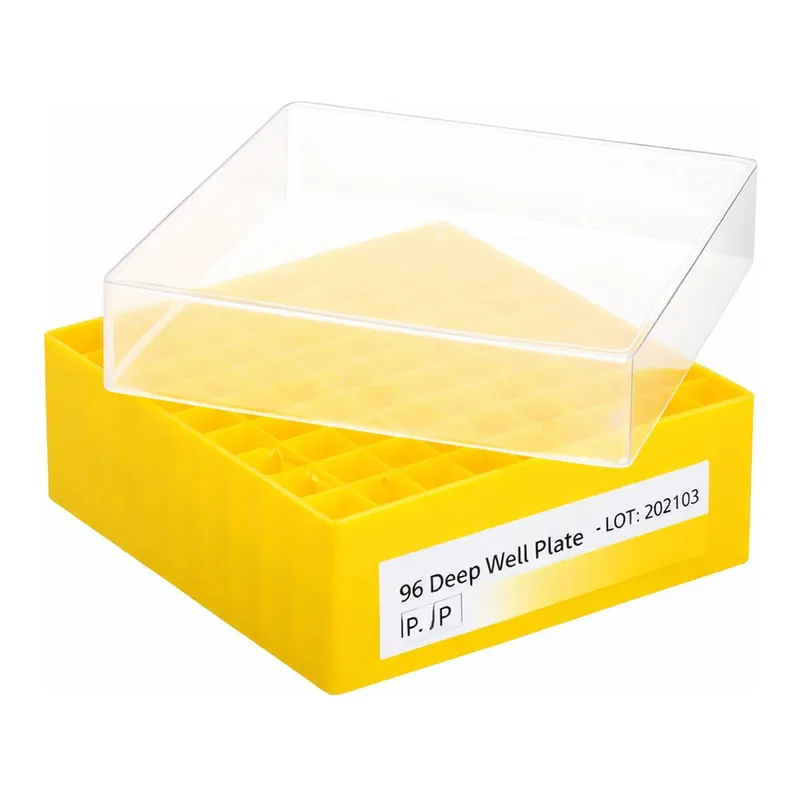 Greiner Bio One CRYO RACK FOR 81 CRYO.S, PP, YELLOW,LID NATURAL, 1212XX, 1222XX, 1232XX, 1262XX, 5 PCS./BAG