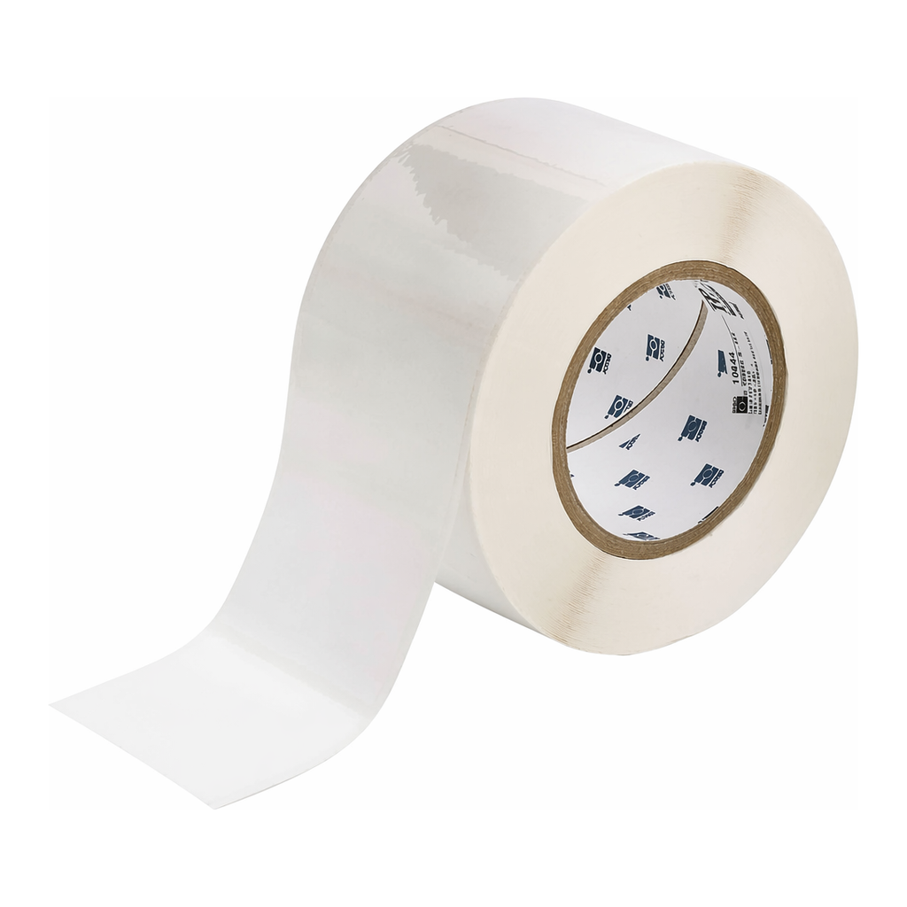 Brady 3" Core High Adhesion Glossy Polyester with Rubber Adhesive Labels