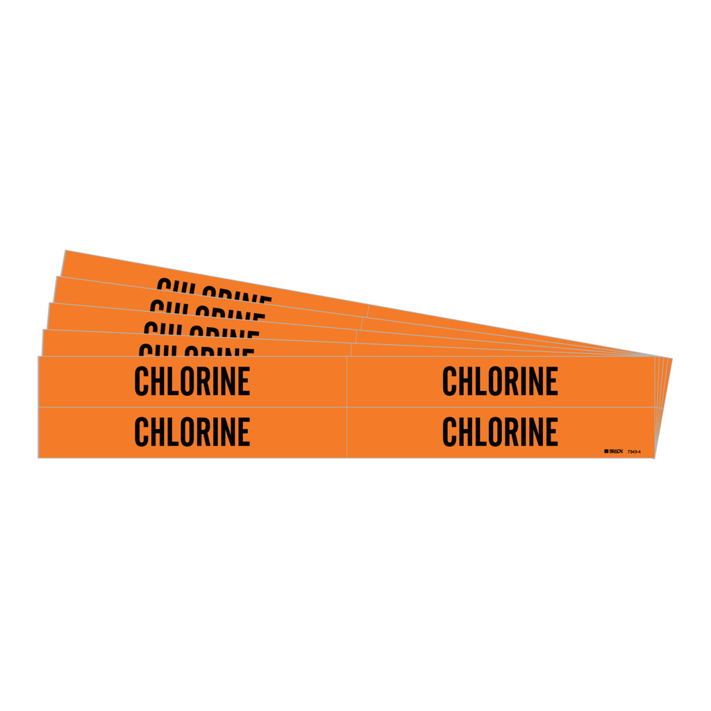 Brady CHLORINE Pipe Marker