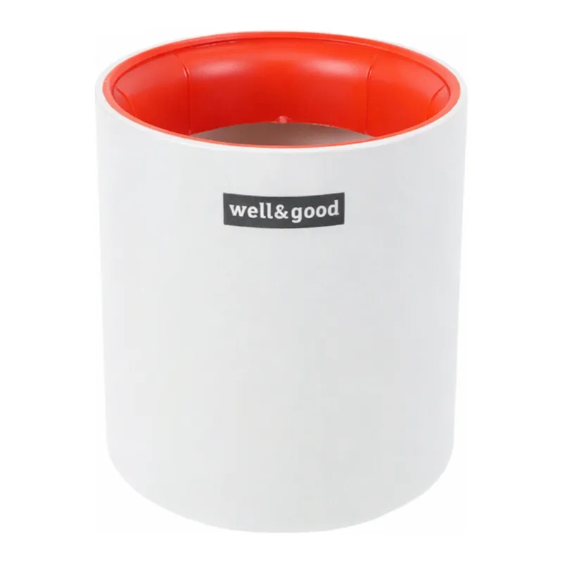 Daihan Science Pencil Vase, Round, Green & Orange, 연필꽂이