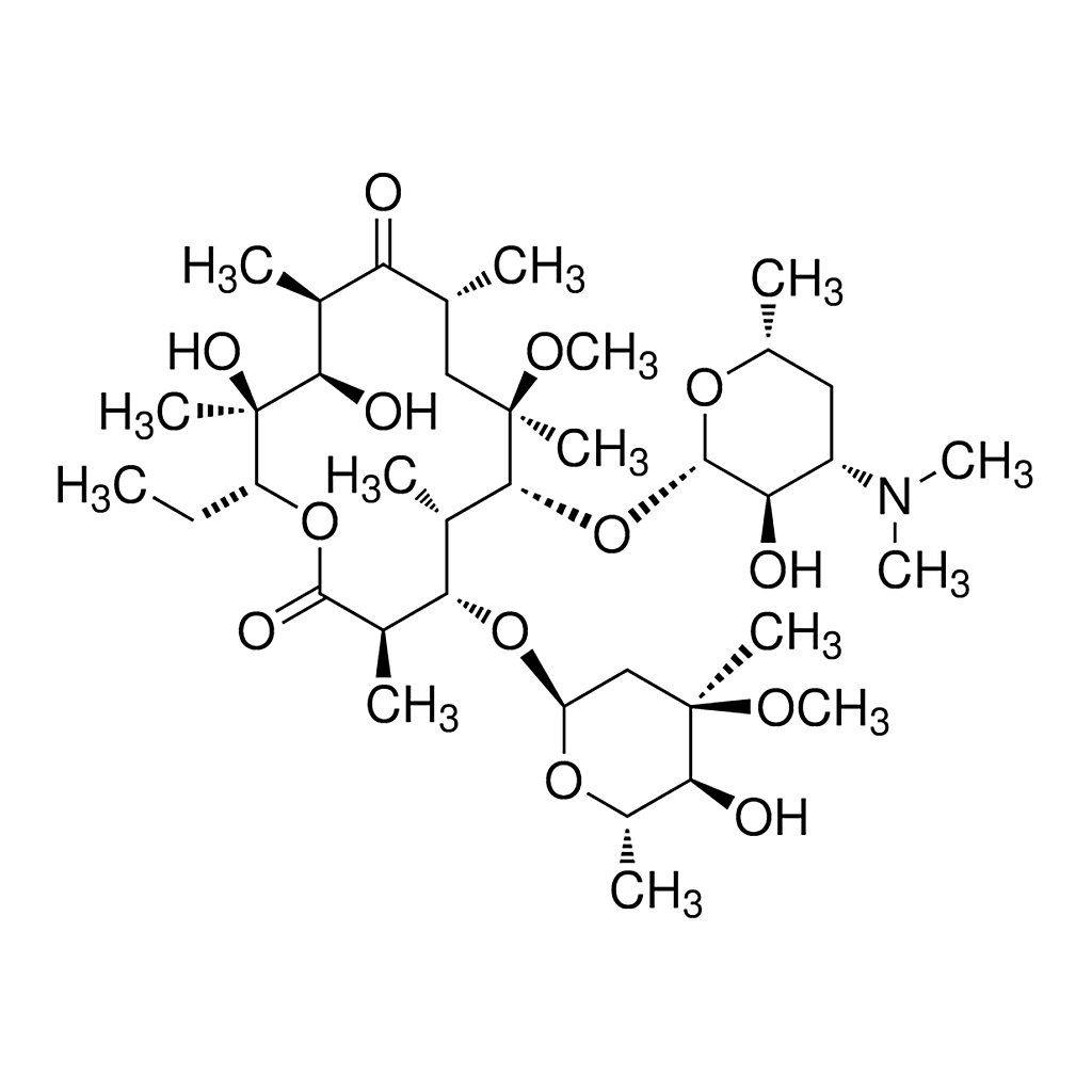 Merck Clarithromycin for peak identification