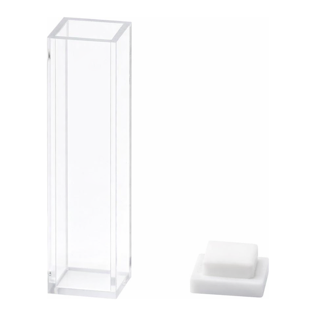 Thermo Fisher Scientific Fluorescence Rectangular Cells: Macro Cells With PTFE Lids, 4 Clear Windows