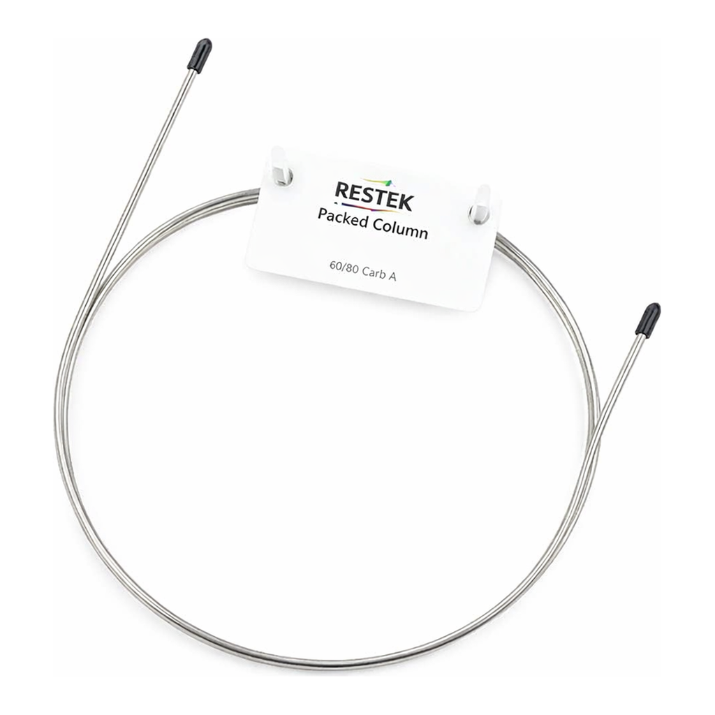 Restek Packed Column, Porapak QS 80/100 2m, 2mmID, Silco General Configuration