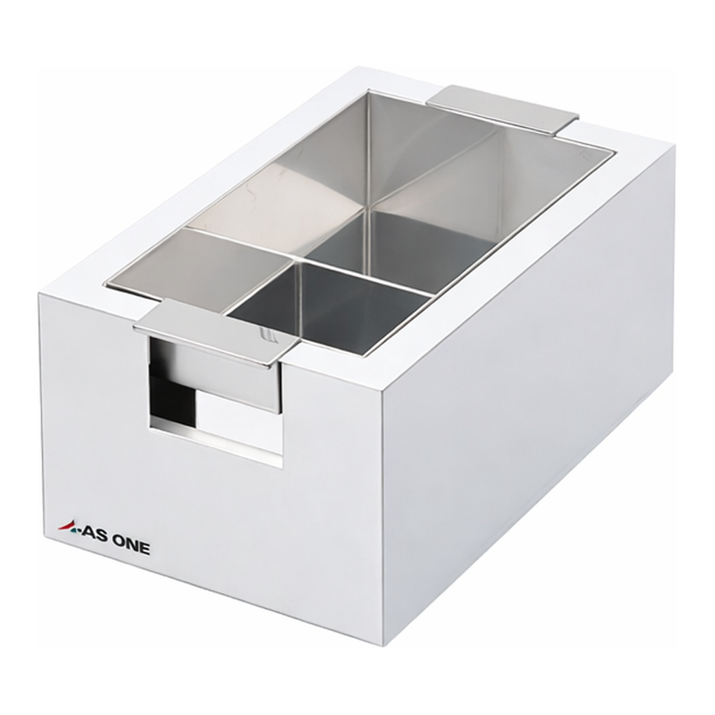 AS ONE Stainless Steel Water Tank Square Type 10L With Grip