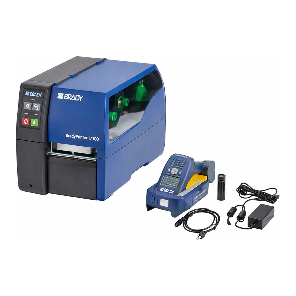 Brady BradyPrinter i7100 600 dpi with V4500 Barcode Scanner and Product & Wire ID Software