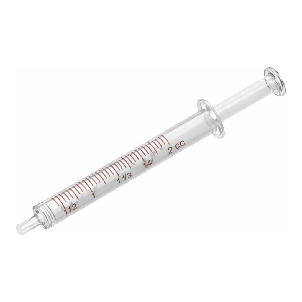 AS ONE VAN White Hard Glass Syringe Barrel, VAN 백경질 주사통