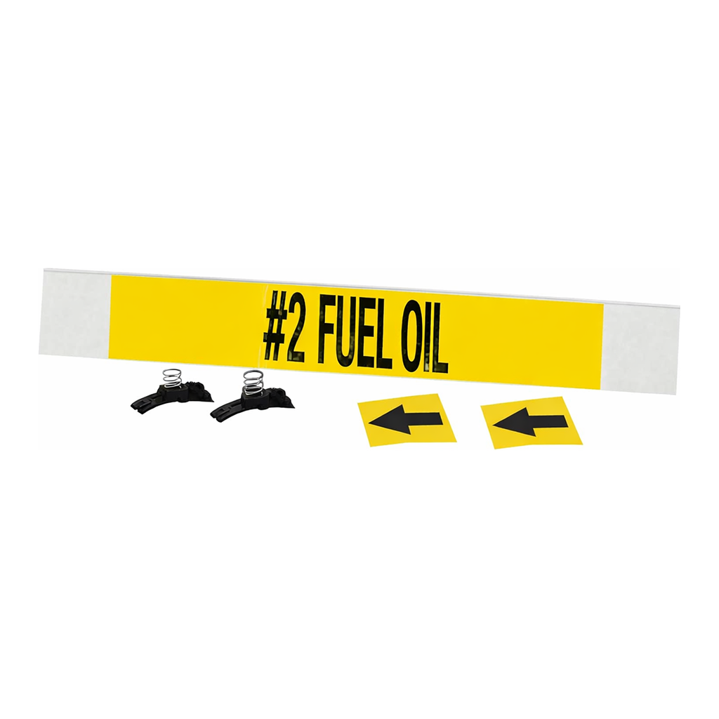 Brady #2 FUEL OIL High Performance Pipe Marker