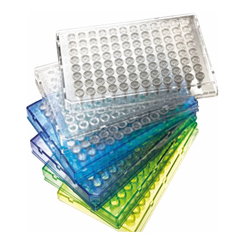 Thermo Fisher Scientific Armadillo PCR Plate, 96-well, red, semi-skirted, low profile, clear wells, barcoded