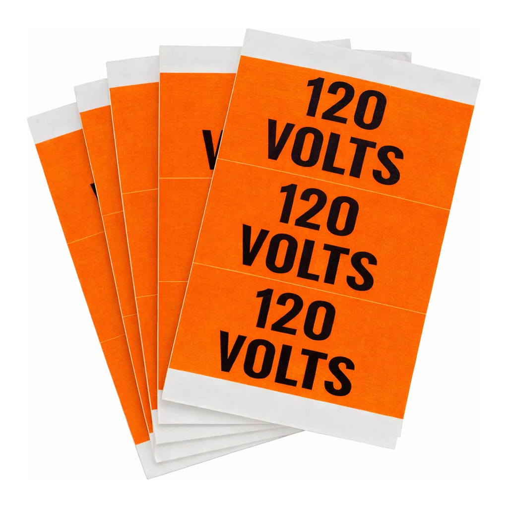 Brady Porta-Pack 120 VOLTS Labels