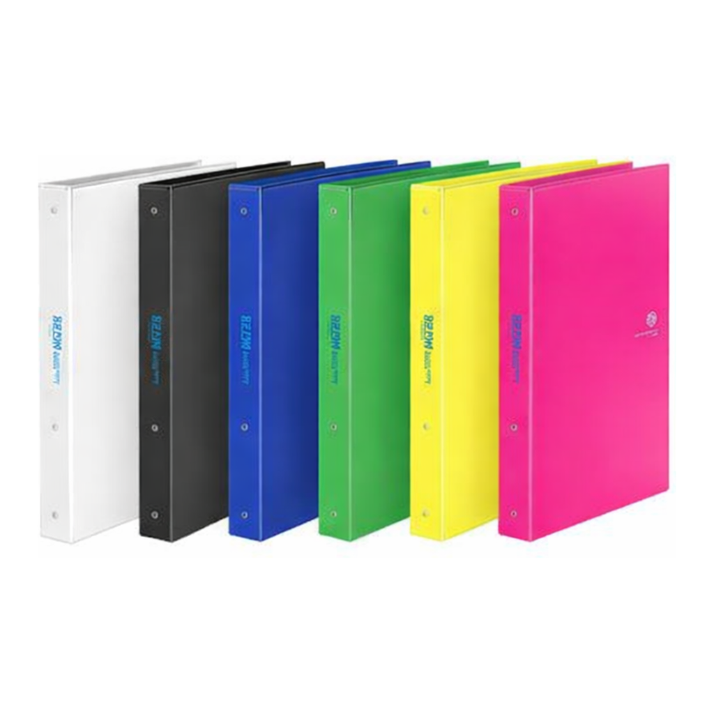 OFFICENEX 젤리팝스 PP 3공O링바인더(JB443-75/노랑)