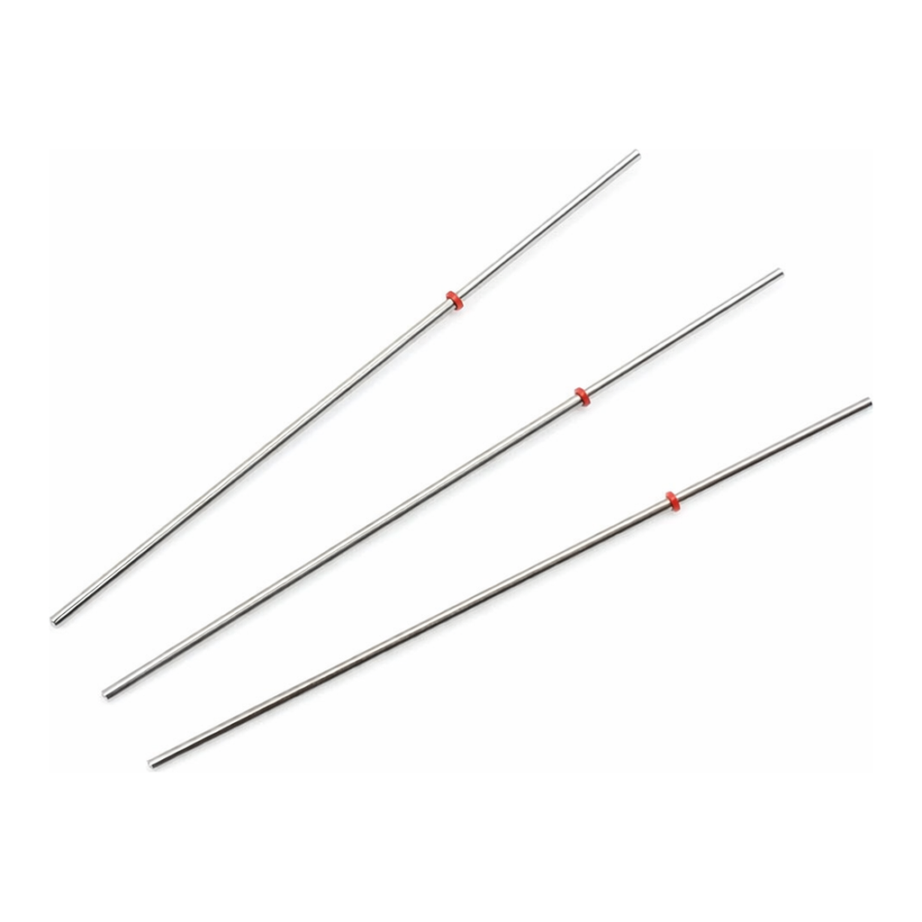 Restek Capillary Tubing, SS, 1/16inOD x 0.005 ID x 10cm L, 3-pk Red