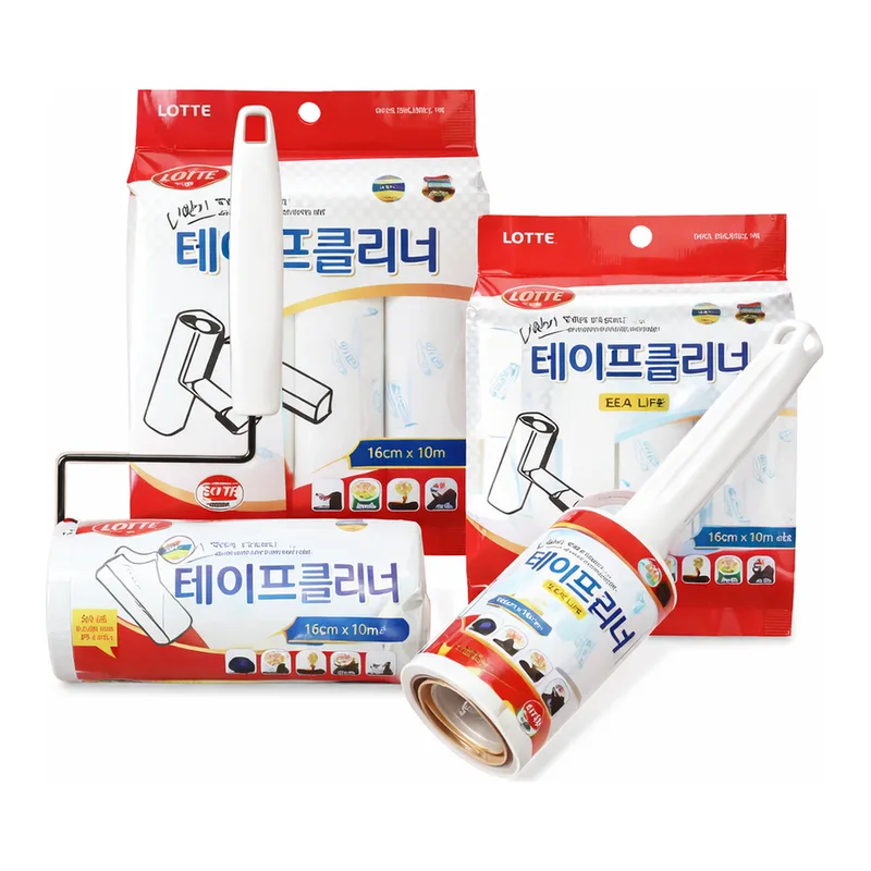 Daihan Science LOTTE e·LifeTM Tape Cleaner, High Adhesion, I- & T-type, 100mm×8m & 160mm×8m<br
