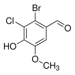 Merck 2-Bromo-3-chloro-4-hydroxy-5-methoxybenzaldehyde