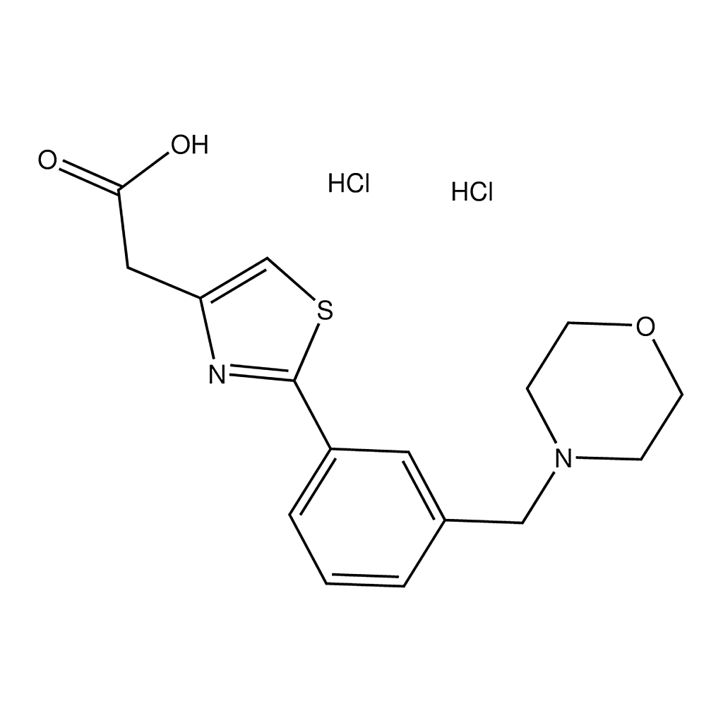 Merck 2-(2-(3-(Morpholinomethyl)phenyl)thiazol-4-yl)acetic acid dihydrochloride
