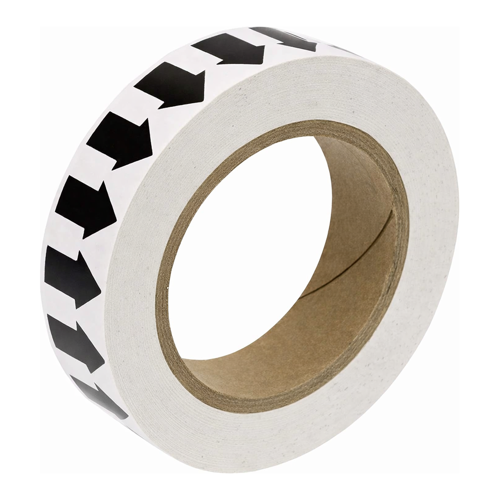 Brady Black and White Pipe Marker Tape with Arrows