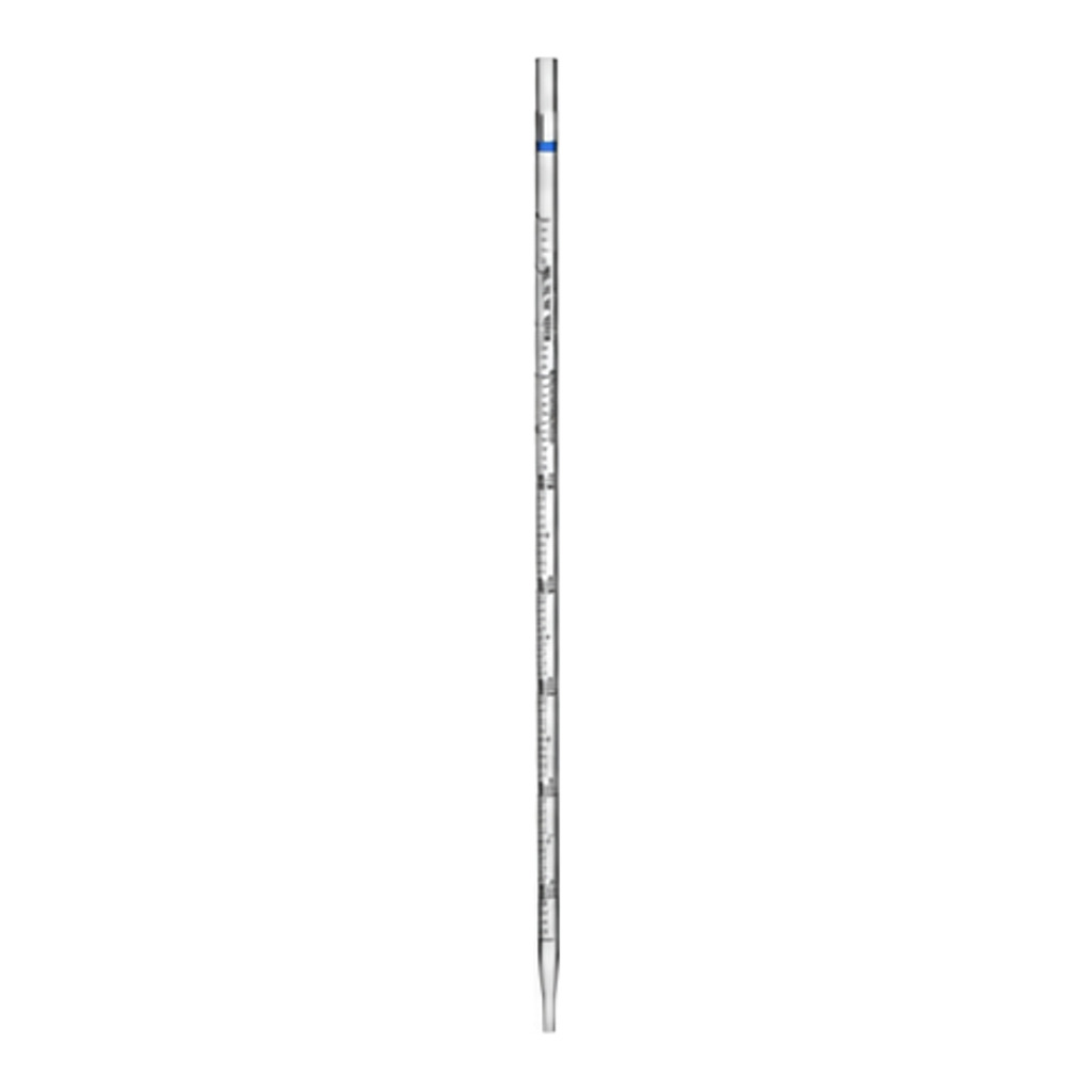Serological pipette PS, 5ml, single peel-pack, transparent, color code: blue, grad., np pcr ready, sterile R